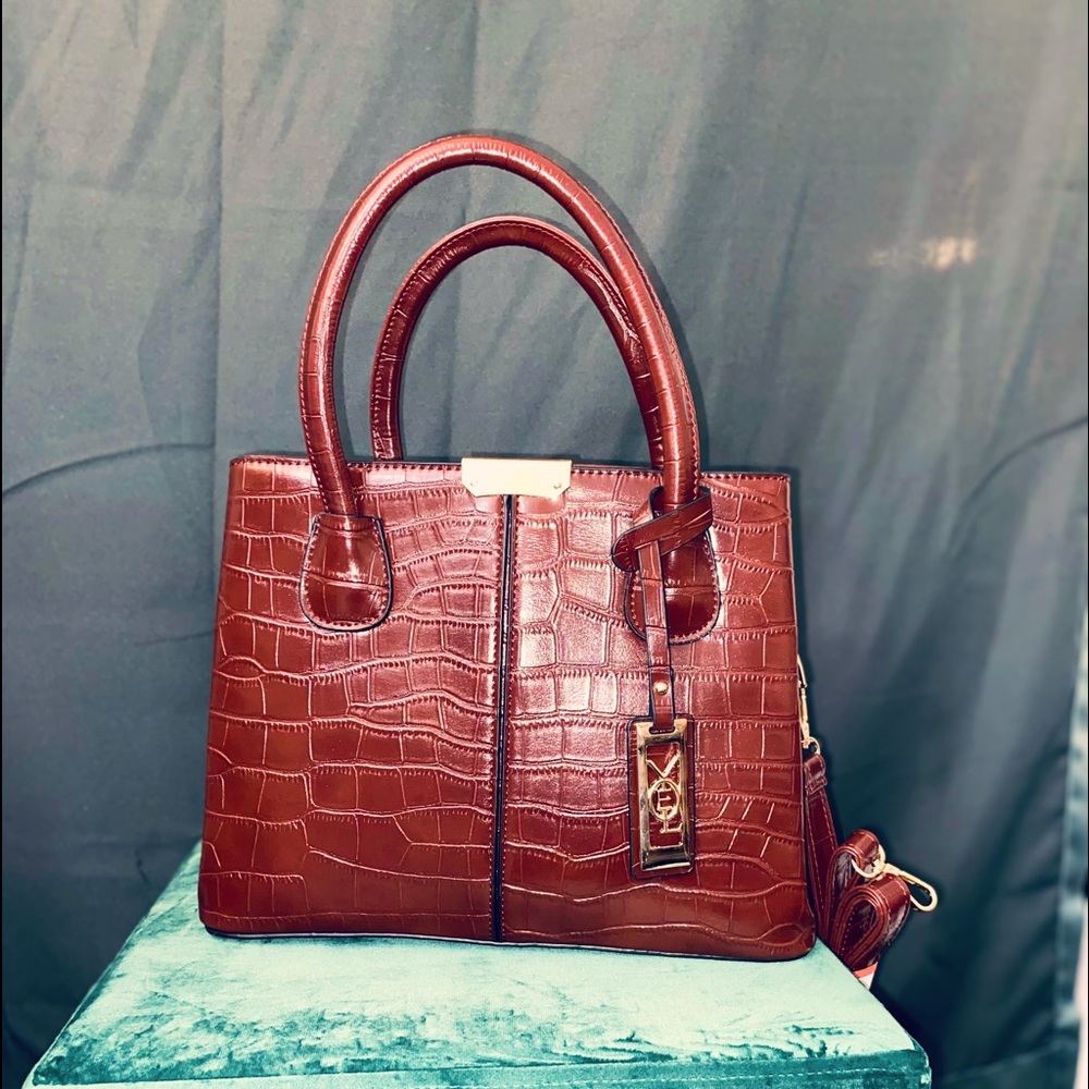 Beautiful Cognac Leathery Handbag